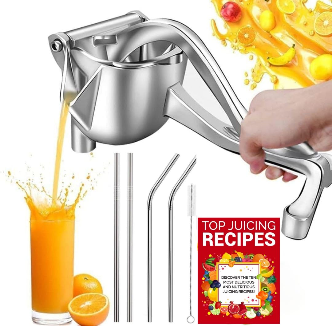 WOW HOME BASICS Heavy Duty Hand Press Metal Lime Juicer Aluminium Manual Fruit Juicer Orange Juicer, Juicer Instant For all Fruits, Orange Juicer - Multipurpose - Heavy Duty- Silver (B0DB654RTR) Amazon Price History, Amazon Price Tracker