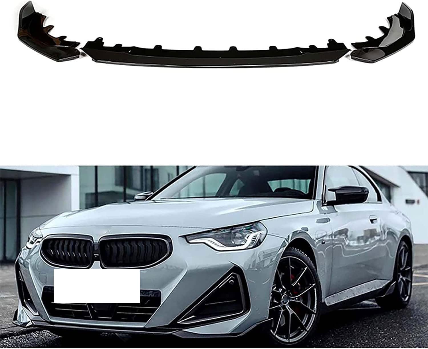 Kit de corps de lèvre avant BMW Série 2 G42 pour un appui accru