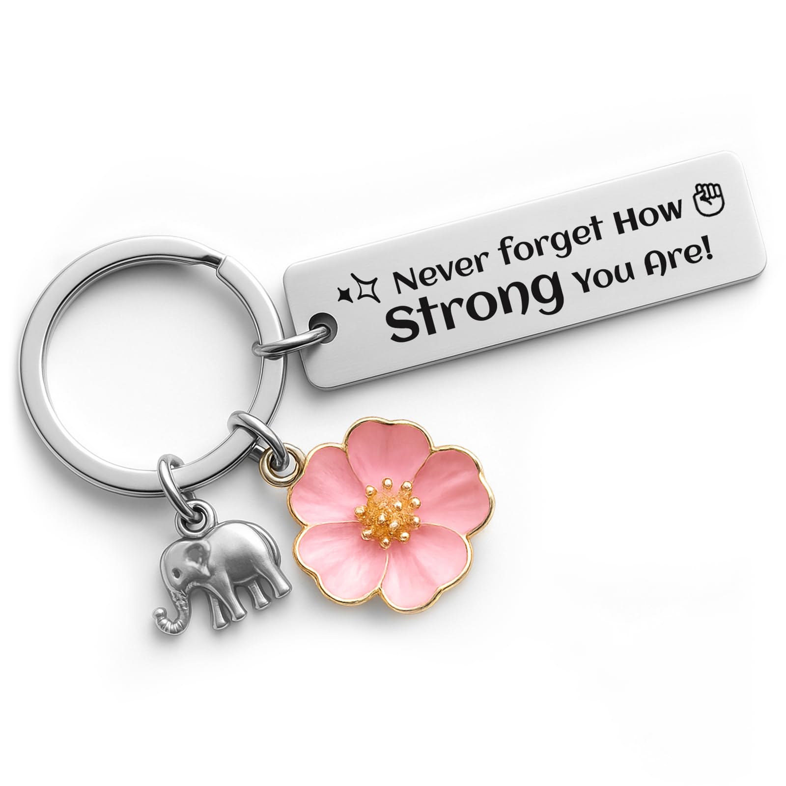 YISCOCKO Inspirational Gifts for Women- Keychain Birthday Gifts for Women, Farewell Gifts for Colleagues,Gifts for Girlfriend, Condolence gifts.