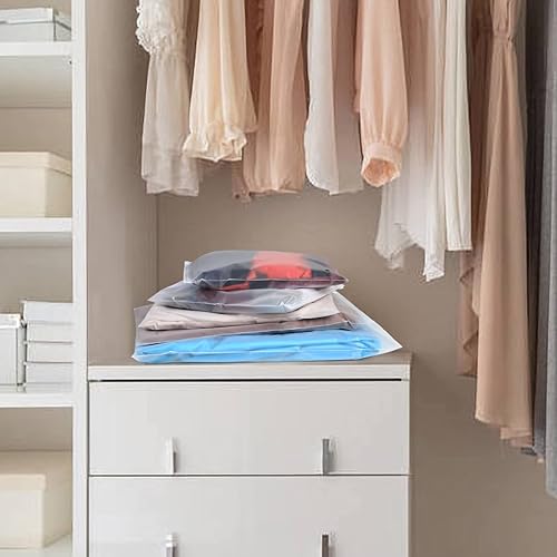 Miniatura 7 de Bolsas de embalaje de ropa, bolsas de embalaje de plástico reutilizables con cremallera, bolsas de almacenamiento de viaje, bolsas de almacenamiento