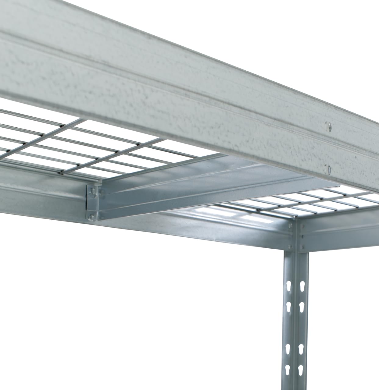 HEMMDAL Outdoor-Weitspannregal - 1.200 kg Tragkraft - HxBxT 180 x 120 x 45 cm - Steckregal mit 4 höhenverstellbaren Böden - 400 kg max. Fachlast - TÜV geprüft - Schwerlastregal aus verzinktem Stahl
