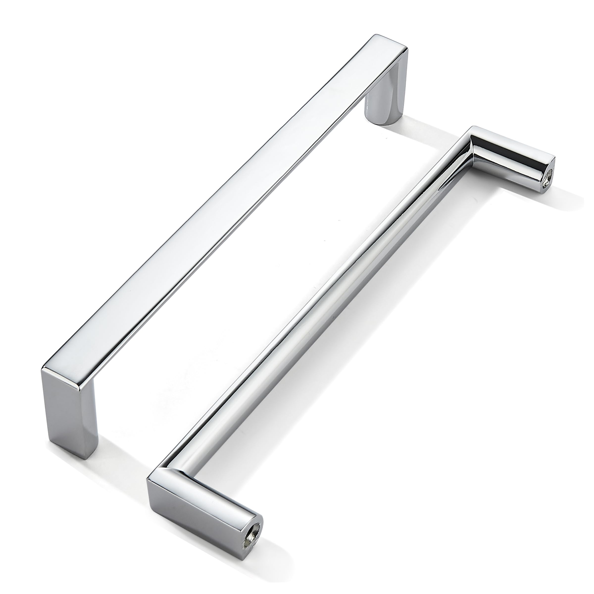 Knobelite 20-Pack Cabinet Pulls – 5 Inch, Brushed Nickel, Stainless Steel T-Bar Handles