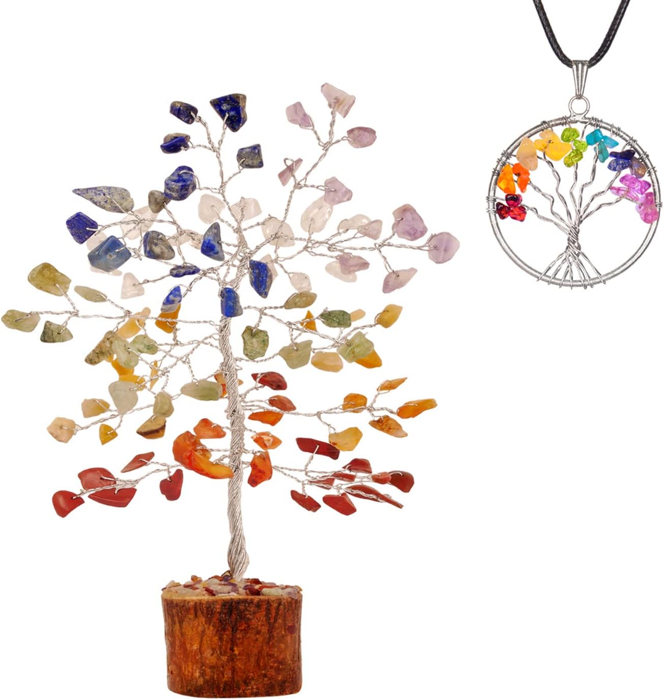 Seven Chakra Crystal Tree Stone Tree Crystal Tree