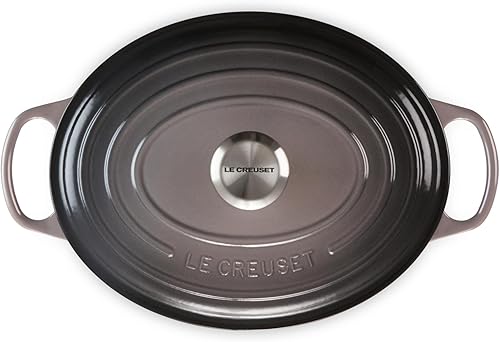 Miniatura 2 de Le Creuset Horno holandés ovalado de hierro fundido esmaltado, 5 cuartos de galón, Ostión