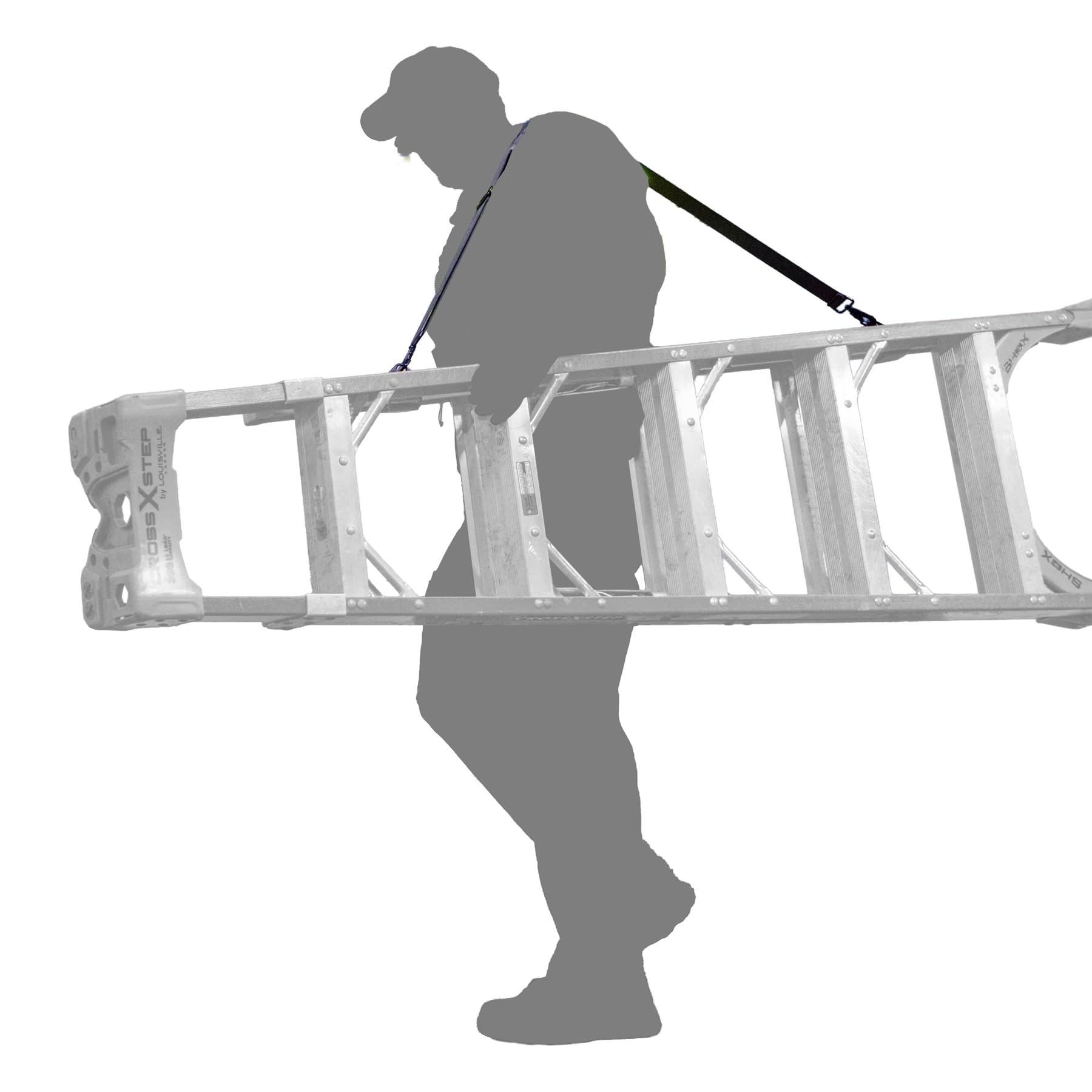 Ergodyne Arsenal 5302 Ladder Shoulder Lifting Strap, Black