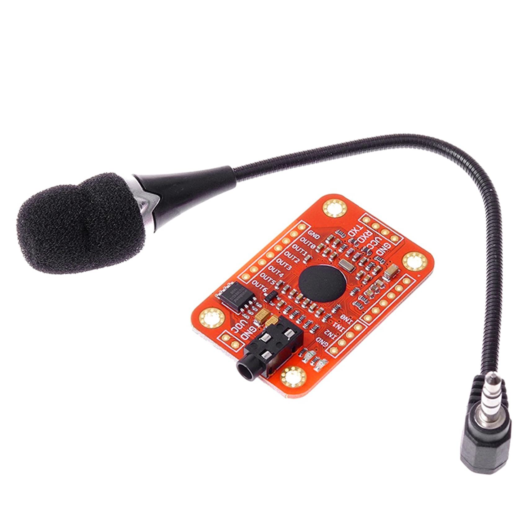 Lot de 2 modules de reconnaissance vocale V3 compatibles avec Ard pour soutenir 80 types de carte son vocale