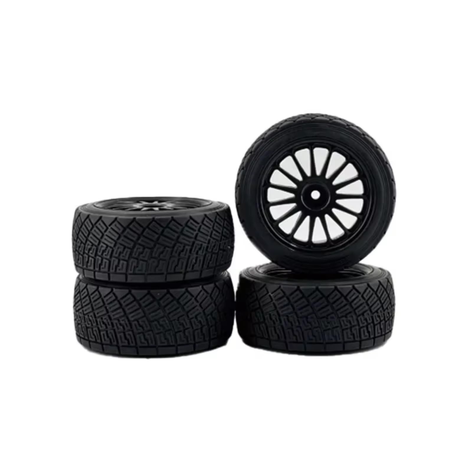 Compatibile Con MJX 16207 16208 H16 14209 14210 Per Hyper Go 1/14 1/16 RC Auto Aggiornamento Parti Di Ricambio Accessori 2. "Ruote RC Ruote Gomma