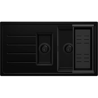 PRIMAGRAN Sink from 60 cm Base Cabinet + Drain Set 90 x 50 cm