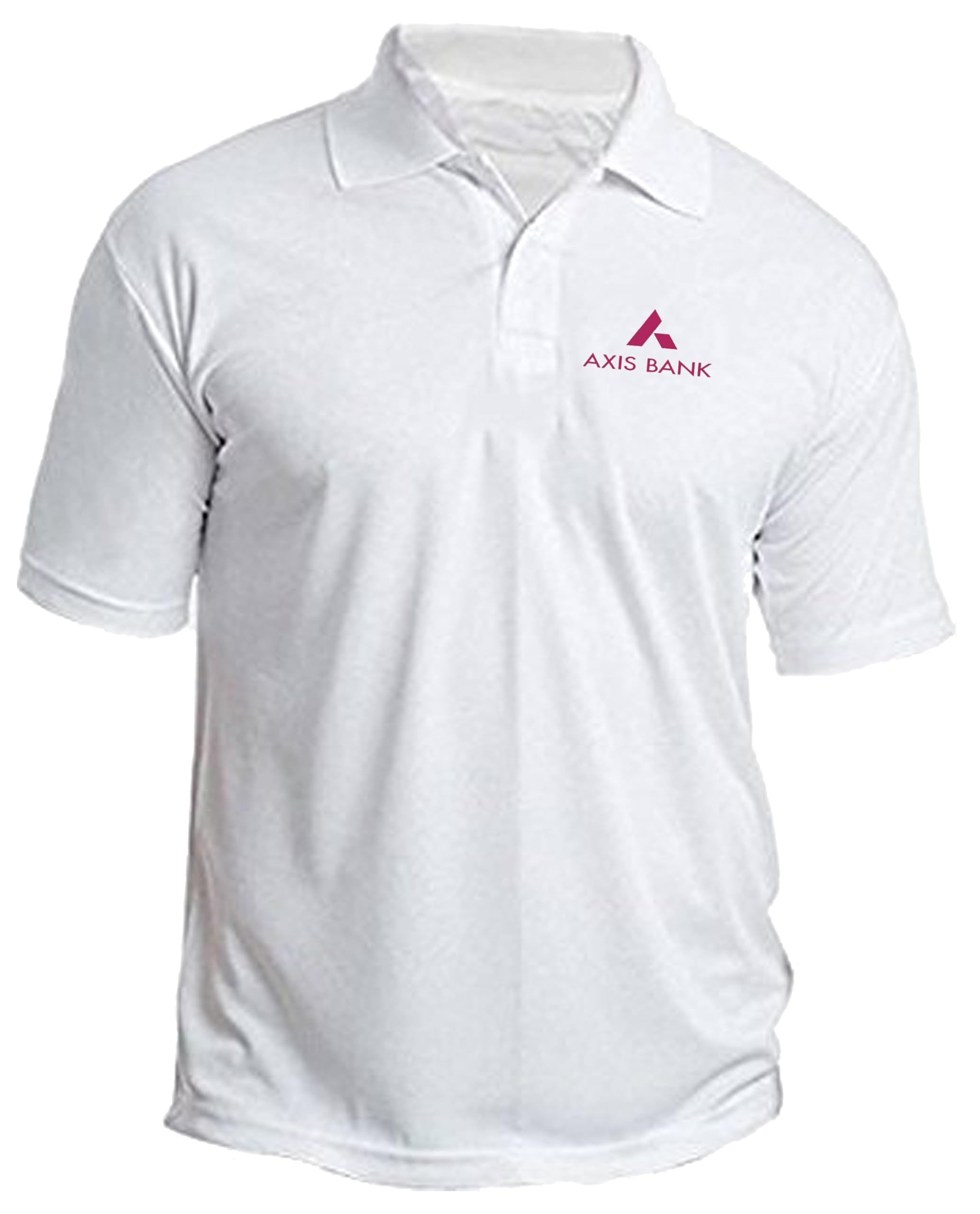 I AM ROMPER AXIS Bank Logo Printed Polo/Collar Half Sleeve T-Shirt for AXIS Bank Staff Employee Promotion T Shirt for Men and Women