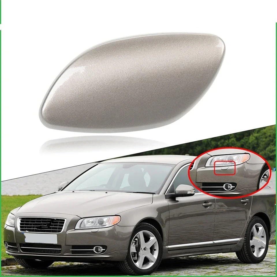 Cache-gicleur de lave-phares Volvo S80 ajustement précis marron droit