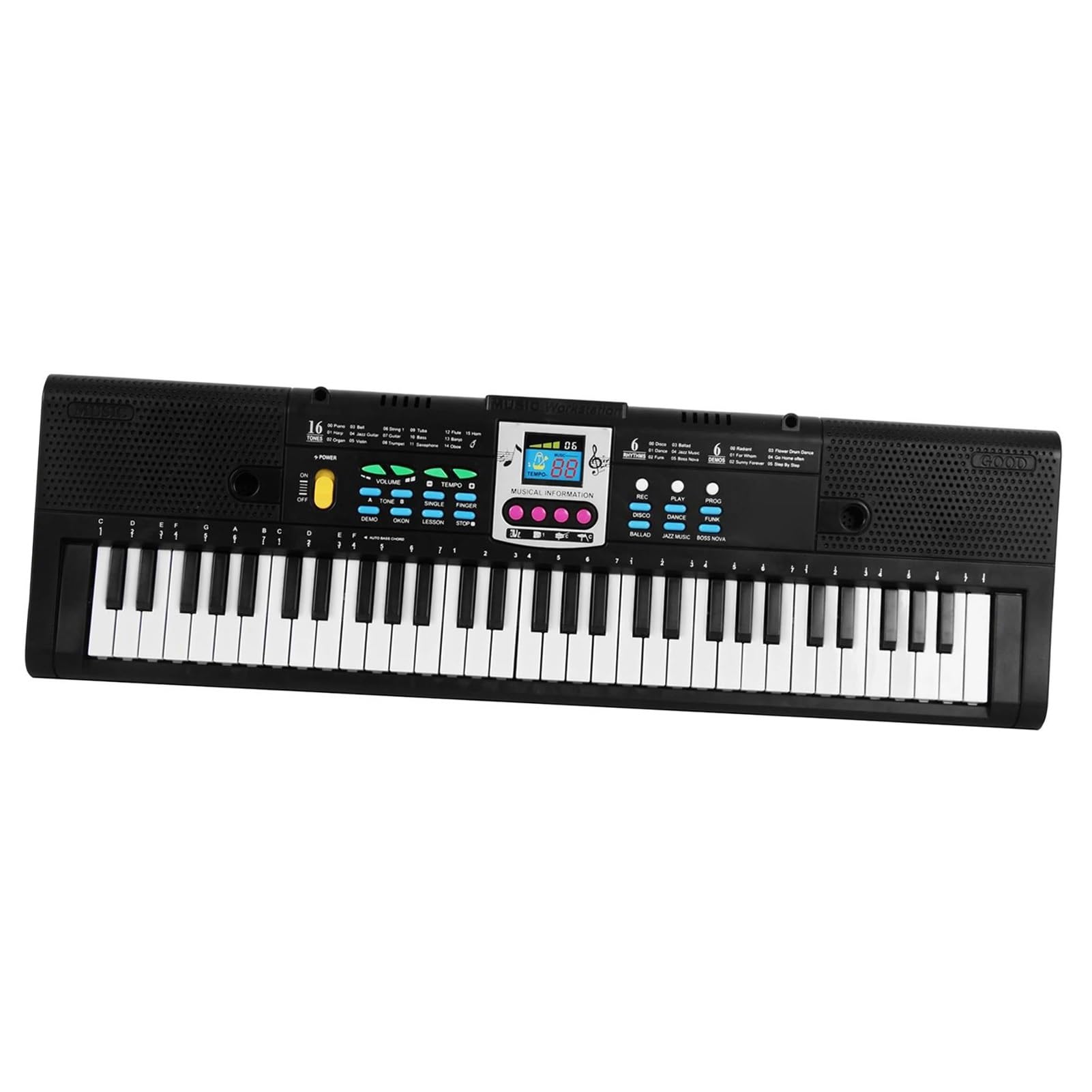 Pianina Dla Początkujących 61 Klawiszy Cyfrowej Muzyki Elektronicznej Klawiatury Syntezatora Profesjonalny Elektroniczny Mikrofon Fortepianowy