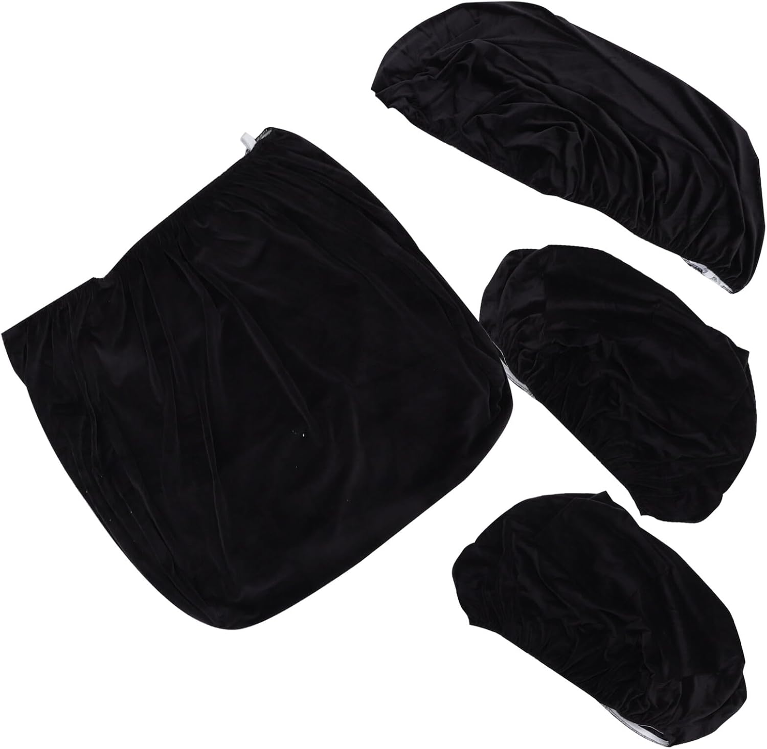 Recliner Chair Slipcover Set 4pcs Full Cover Stretch Velvet Fabric Non-Slip Recliner Sofa Cover for Small to Large Indoor Chairs Protective Thick Soft for Home