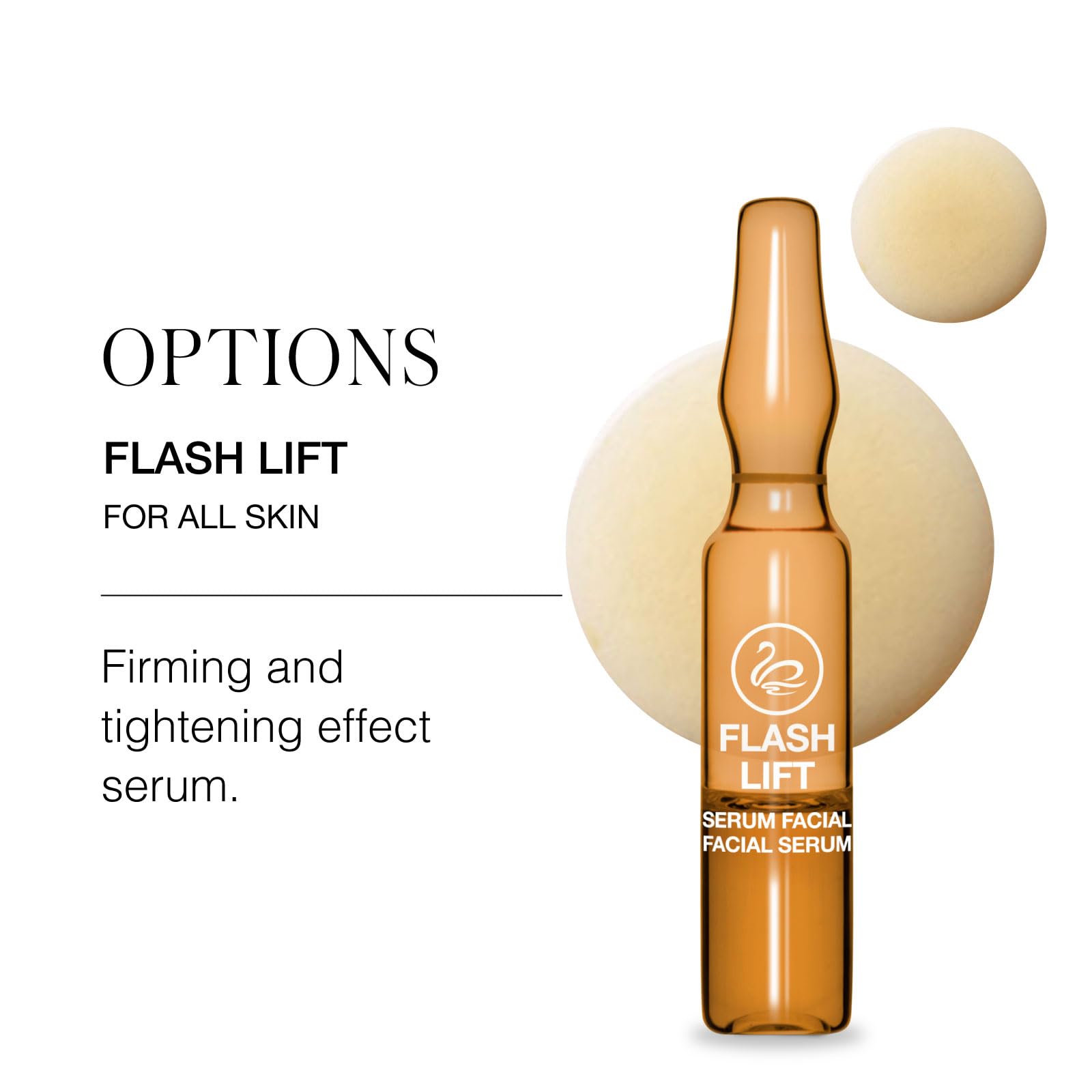 GERMAINE DE CAPUCCINI | OPTIONS - Flash Lift Vial - Facial Serum Ampoules - Perfect and long-lasting makeup finish - Minimizes signs of fatigue and reduces wrinkles - 5 vials of 1 ml each