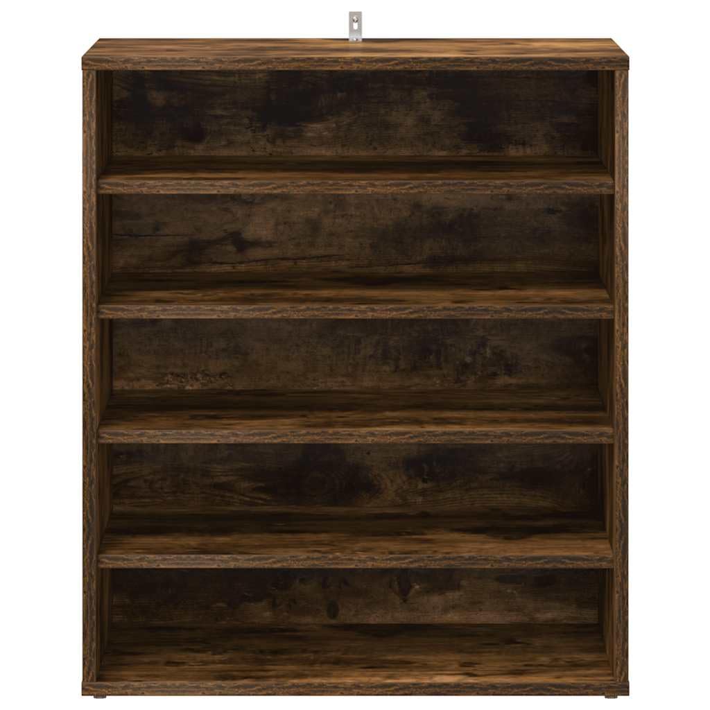 Schuhschrank Grau Sonoma aus Holzwerkstoff 60x35x70 cm mit viel Stauraum platzsparend für Flur Schlafzimmer Schuhregal Schuhablage Schuhständer Schuhgestell