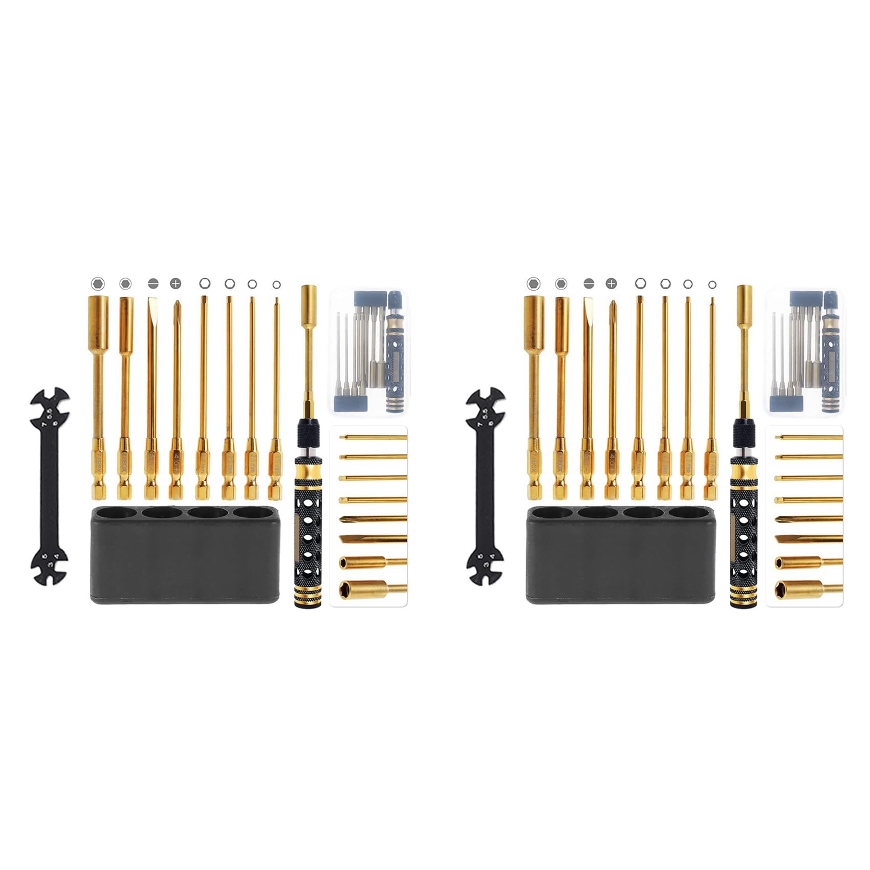 Kit outils RC 9 en 1 avec tournevis hexagonaux pour voiture de modélisme de loisirs