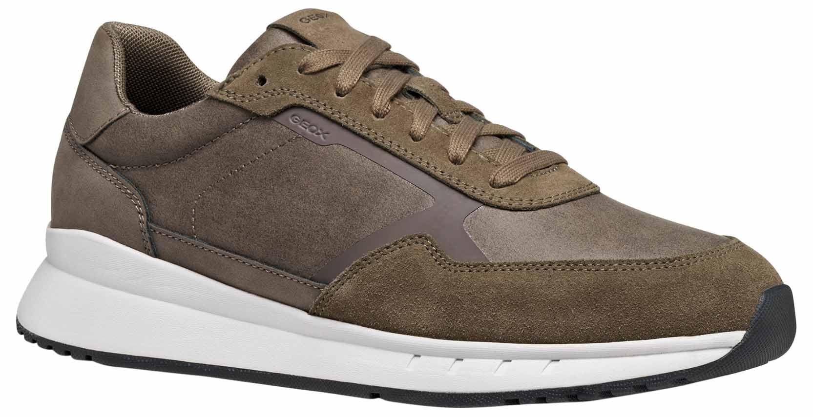 Geox Men U Branthon Sneaker, Gray, 6 UK