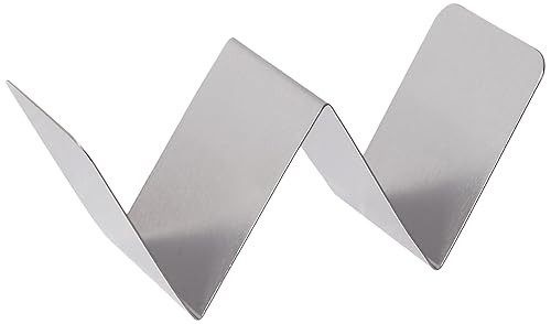 American Metalcraft HTSH1 - Soporte para tacos, acero inoxidable, tamaño medio, uno o dos compartimentos