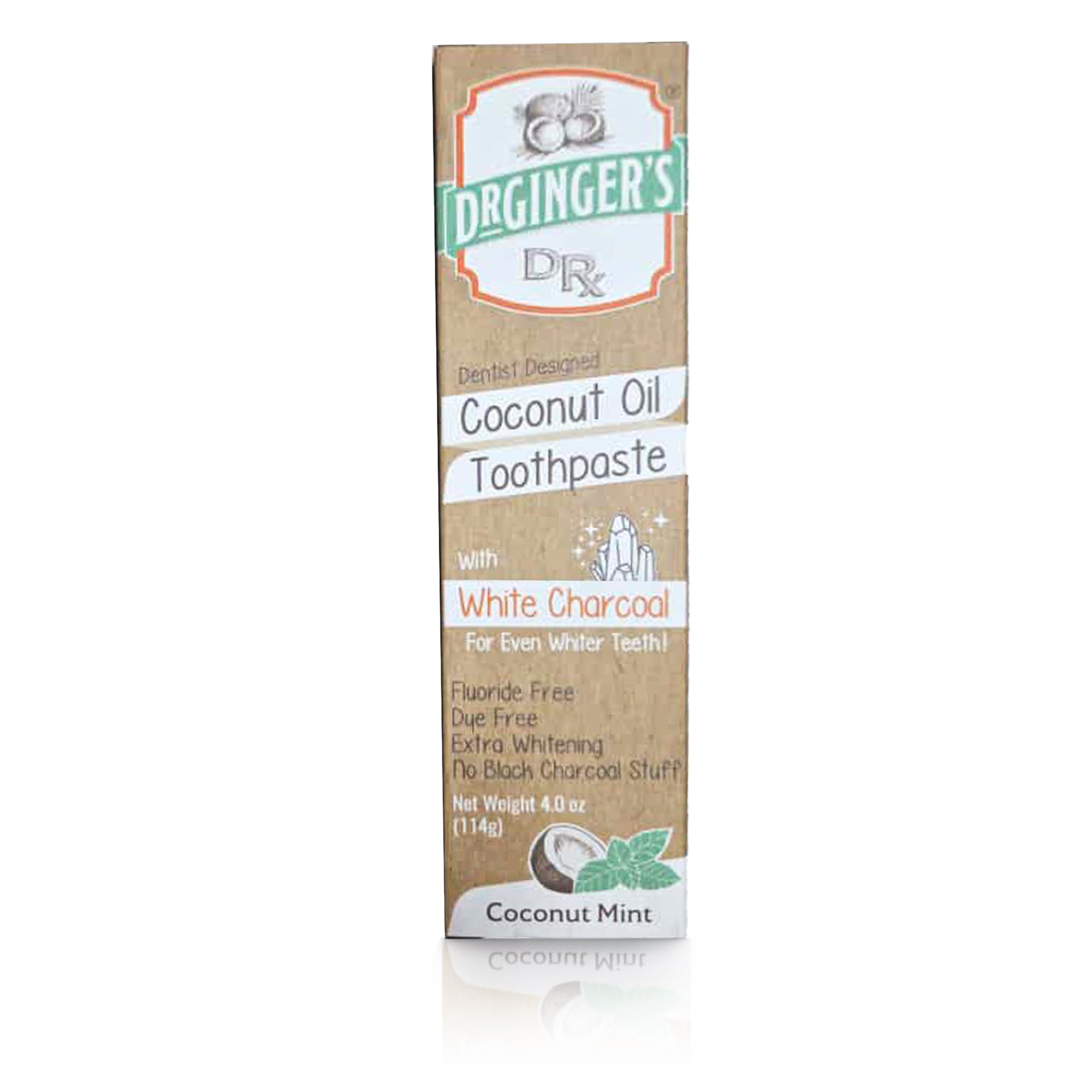 Dr. Ginger's Coconut Oil Charcoal Toothpaste