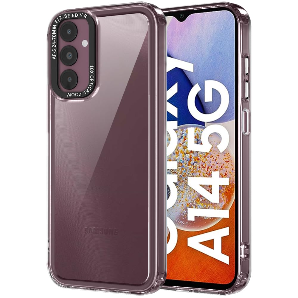 TheGiftKart Hybrid ShockProof Back Cover Case for Samsung Galaxy A14 4G / A14 5G | Stylish Camera Border | Plated Buttons | Crystal Clear Hard Back Cover for Samsung A14 (TPU & PC, Transparent Bumper) (B0D6BGWJ7R) Amazon Price History, Amazon Price Tracker