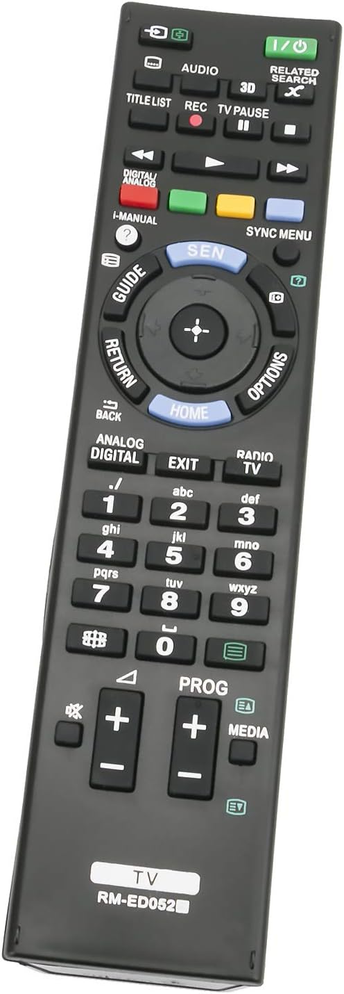 Vhbw Télécommande Compatible Avec Sony KD-55X9005A, KDL-40W905A, KDL-46W905A, KDL-47W805A, KDL