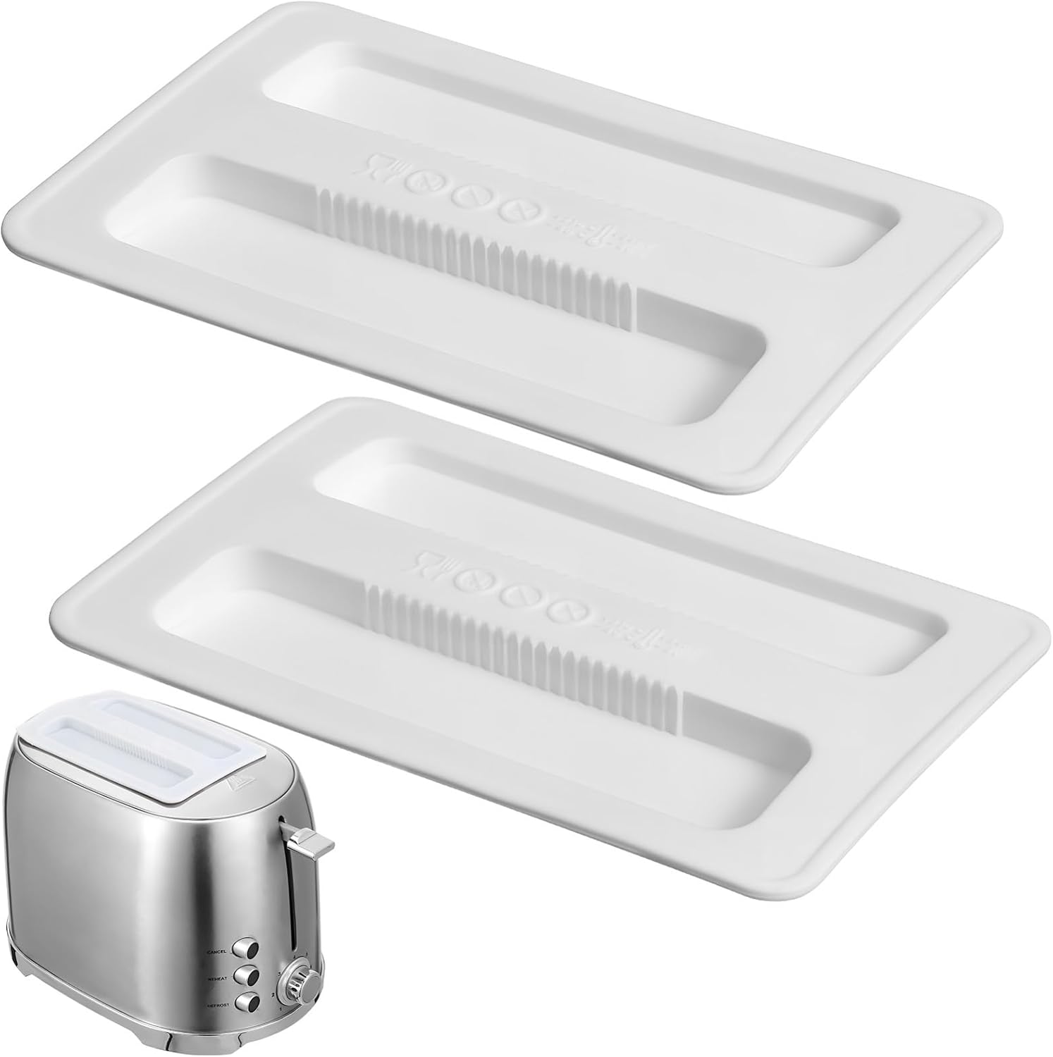 Zerodeko 4pcs Toaster Slice Bread Machines Kitchen Appliance Easy Installation High-temperature Resistant Material Elegant Design