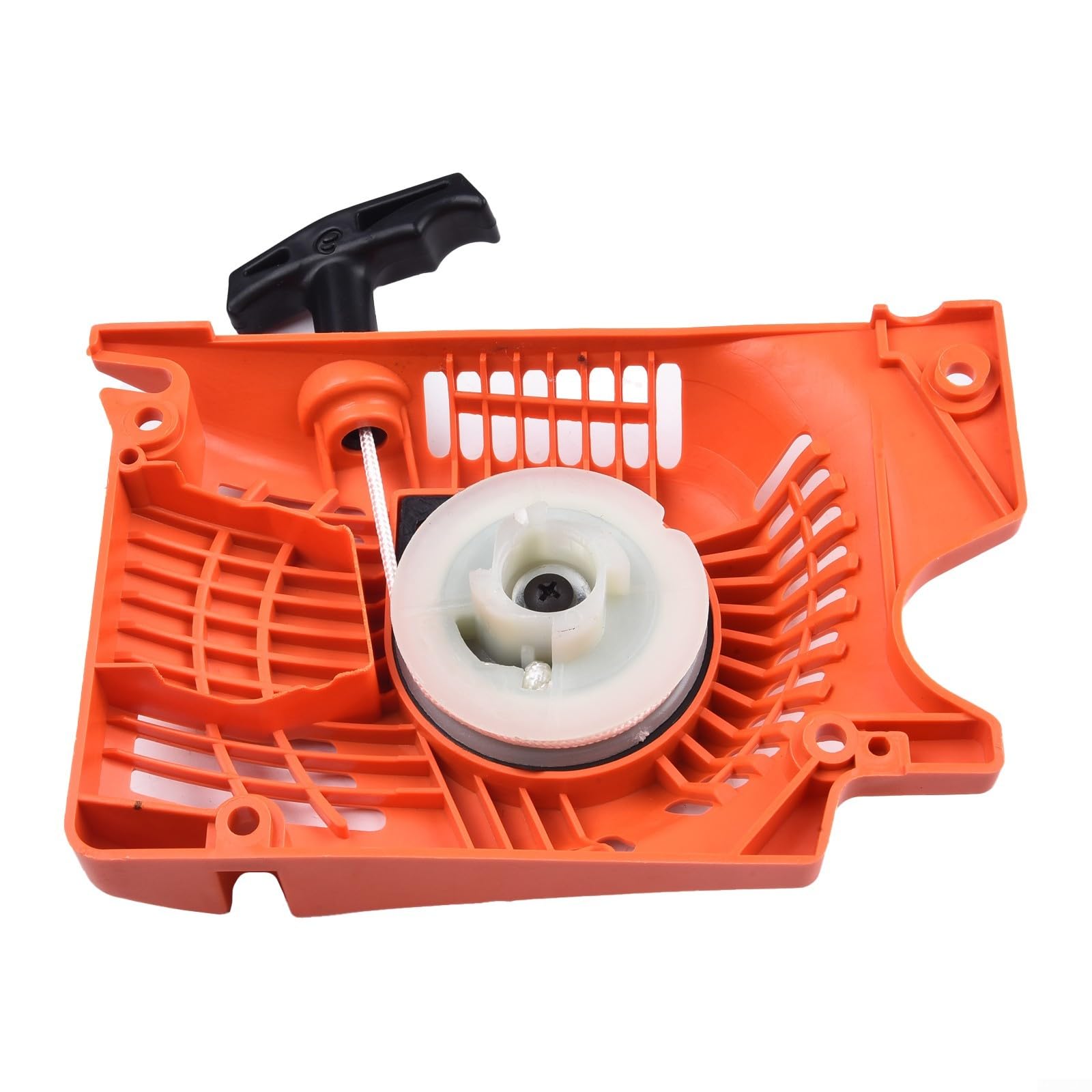 Recoil Starter Pull Start Assembly for Chainsaw 45cc 52cc 58cc Compatible with 4500 5200 5800 Plantiflex Kiam CS45Rok Orange