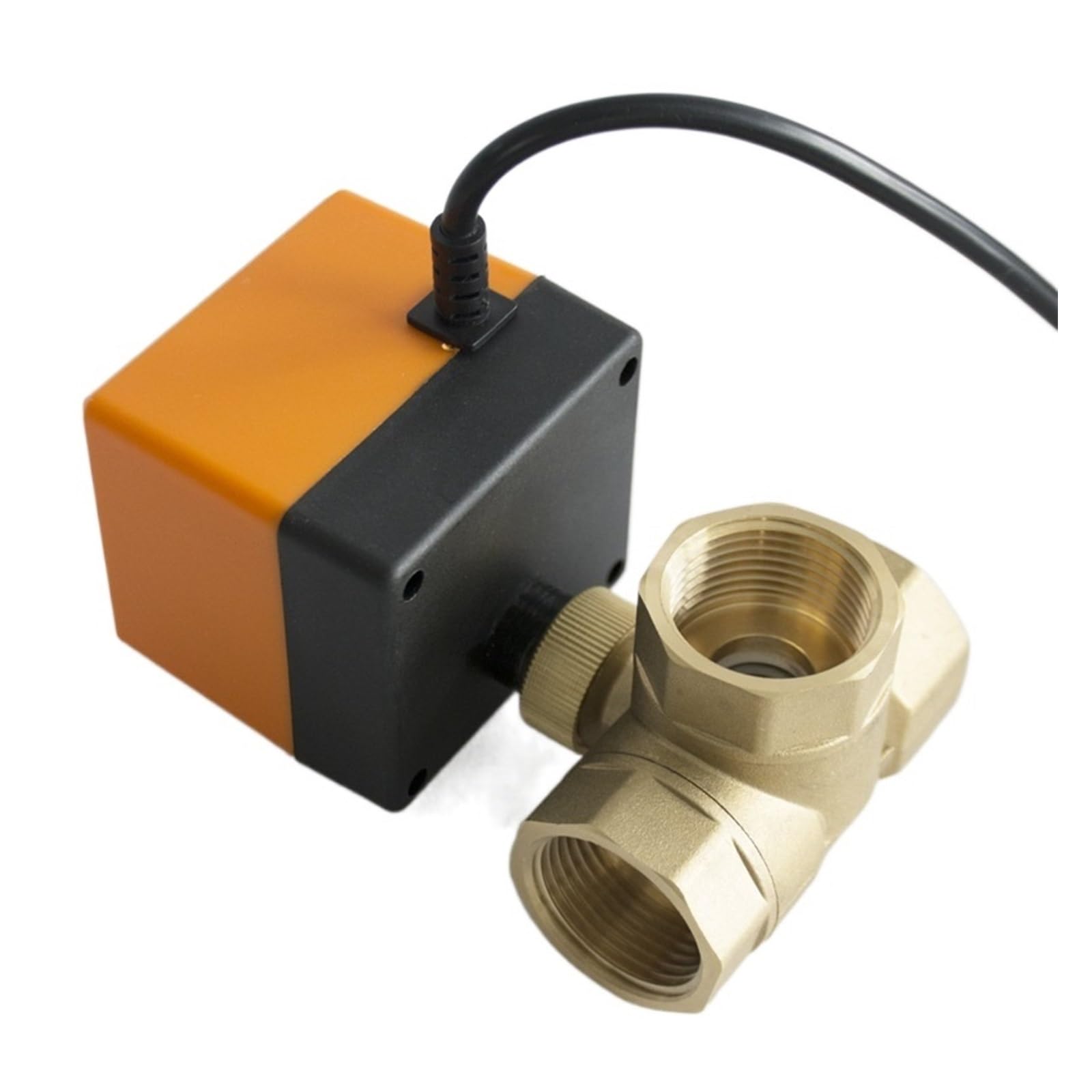 Zawór Kulowy, Mosiężny elektryczny zawór kulowy DN15 DN20 DN25 DN40 3 sposoby z napędem 12V 24V 3-przewodowy 2 sterowanie(DN25,DC24V)