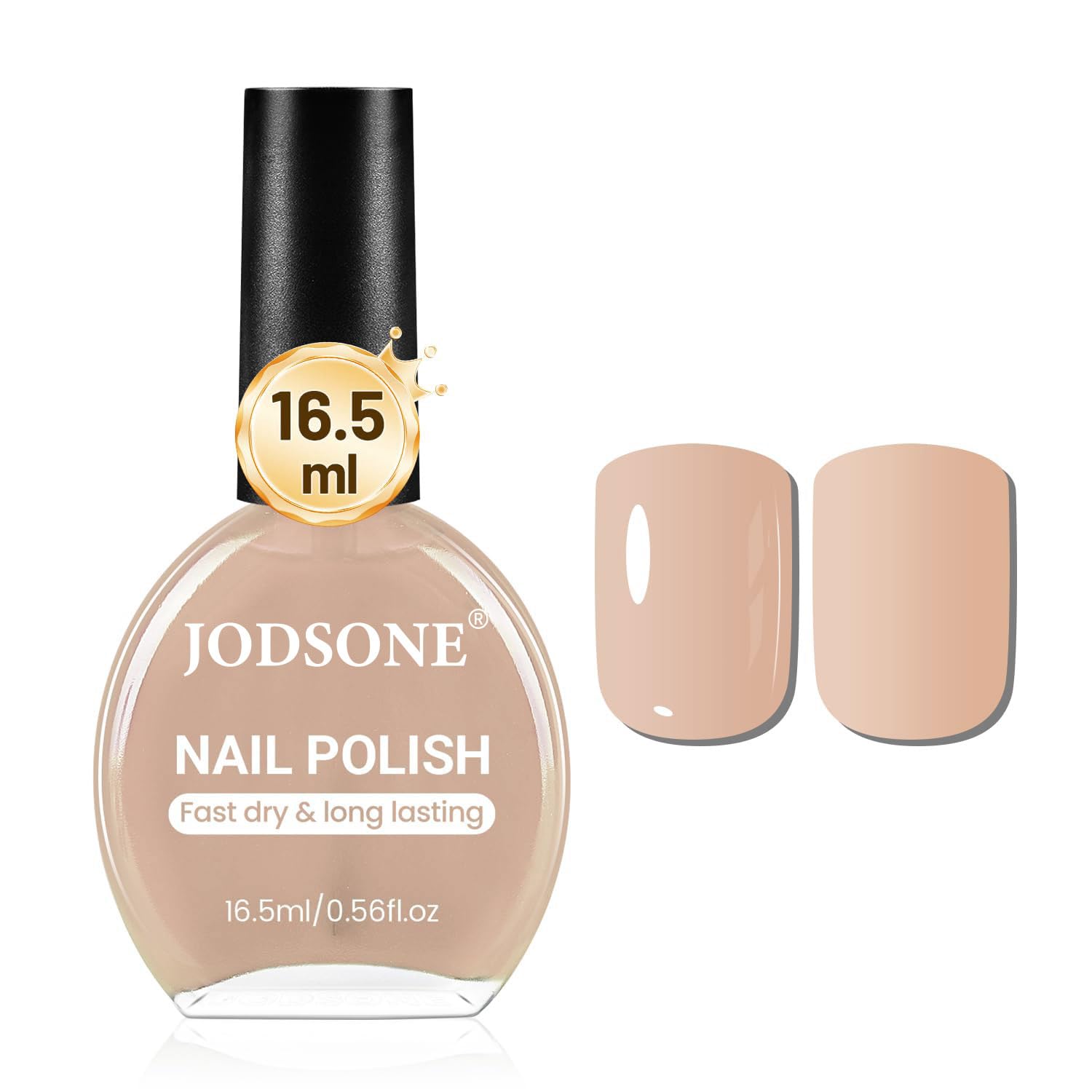 JODSONE 16,5 ml Nude Pink Nagellack Großes Volumen Schnell Trocknender Hellrosa Nagellack, schnell trocknend und lang anhaltend Farbe Nail Art DIY Home Maniküre Geschenk für Frauen