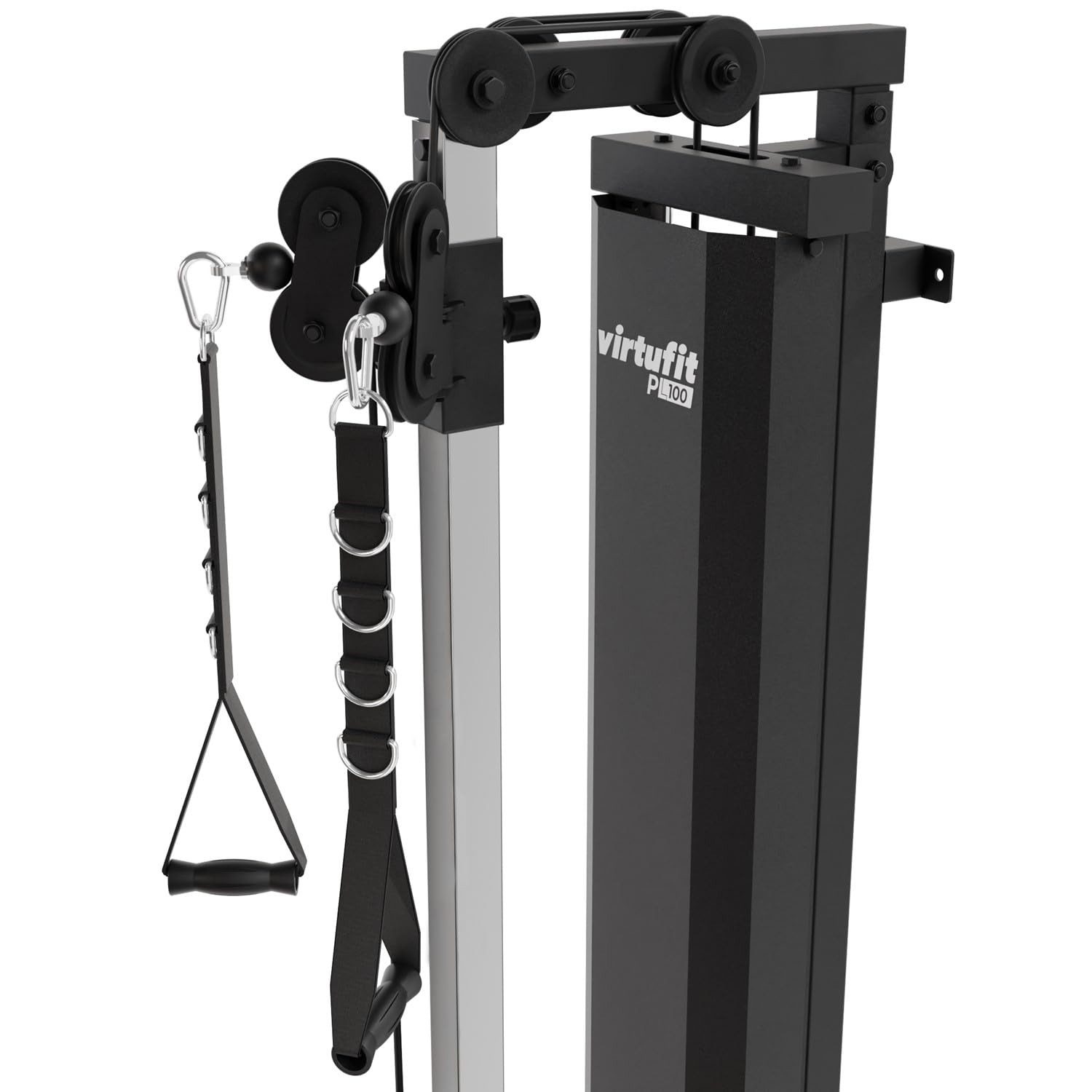 VirtuFit PL100 Single Pulley Station – Kabelzugstation für Krafttraining – 75 kg Gewichtsstapel – Höhenverstellbar – Robuste Stahlkonstruktion