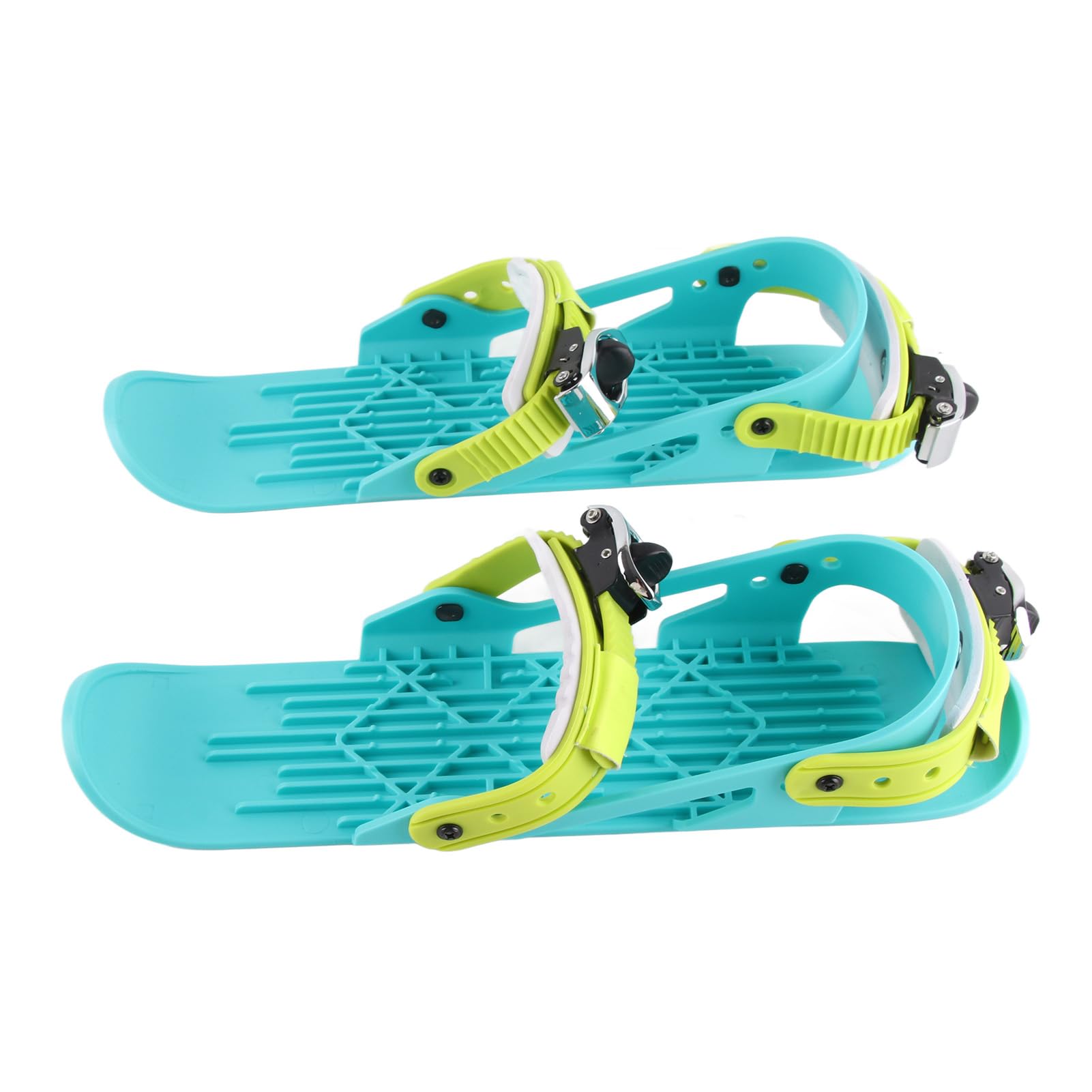Dilwe Mini łyżwy Narciarskie, Krótkie, Trwałe Deski Narciarskie na Stoki Zjazdowe, Sporty Zimowe dla Dzieci, Bezpieczne Metalowe Akcesoria Snowboardowe