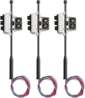 Juego de modelo de semáforo para calibre 0, 3 LED, diseñado para la seguridad de los peatones con panel de control y cableado