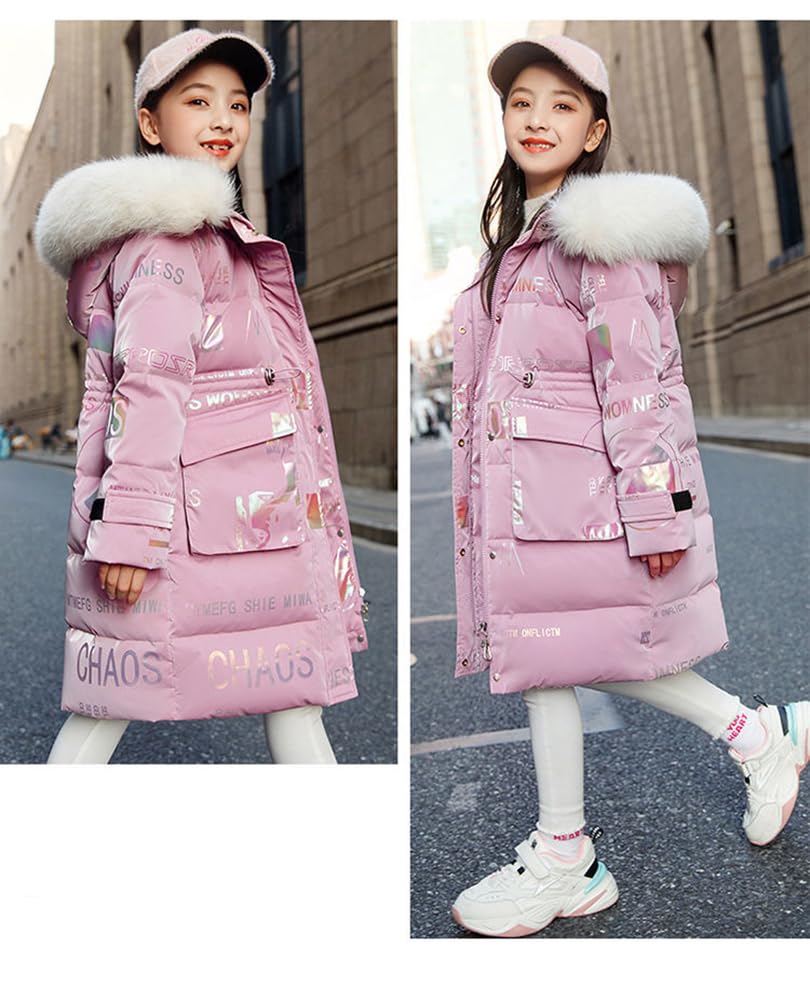 Chaqueta de invierno para niños, parka de invierno para niños, con capucha de piel, parka cálida, abrigo de invierno para exteriores, chaquetas+para+chaqueta de nieve para niñas, abrigo de invierno
