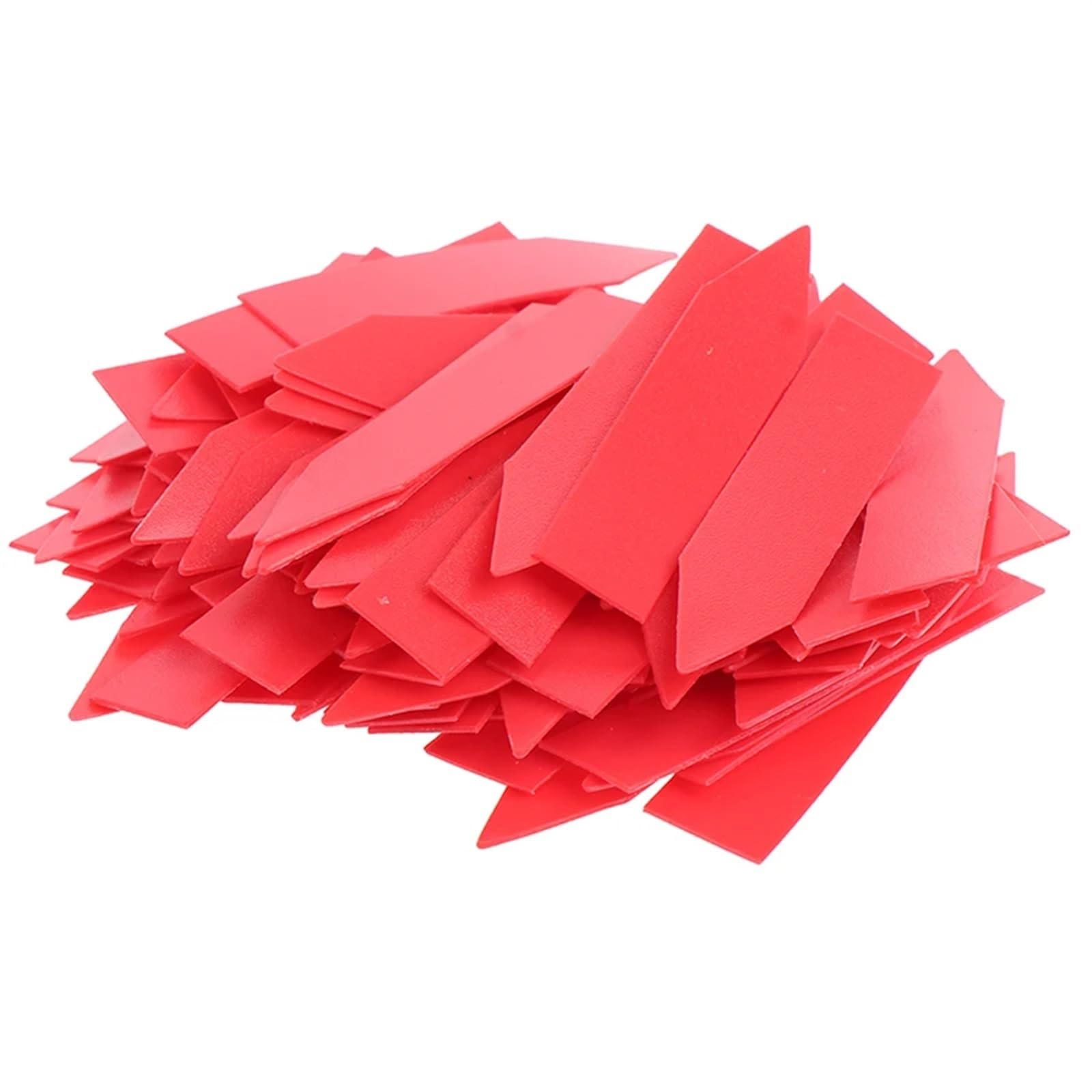 Etykiety do roślin, Plastikowe etykiety na rośliny ogrodowe Multicolor Szkółka 100szt(Rosso)