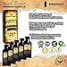 Amber Caribbean Rum Essence Flavoring (5 Pack), Liquor Flavor Refill Packet for Bootleg Kits & Barrel Aging, Swish Barrel Premium Extract for Cocktails, Mixology & Moonshine, 5 x 20ml (.65oz)