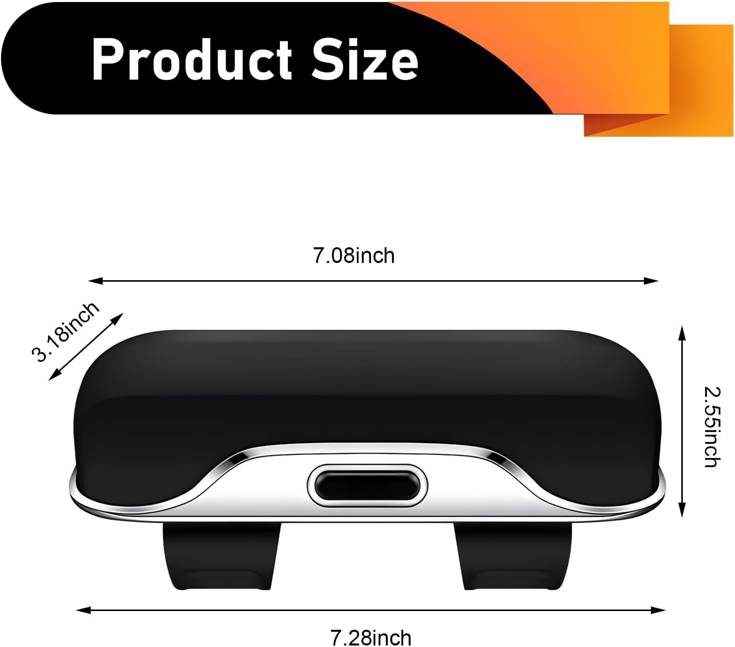 Car Visor Sunglass Holder, ABS Anti-scratch Eyeglasses Protection Case, Multi-function One-press Open Storage Box, Sun Visor Organizer Accessory for Most SUVs Sedans Trucks (Black)