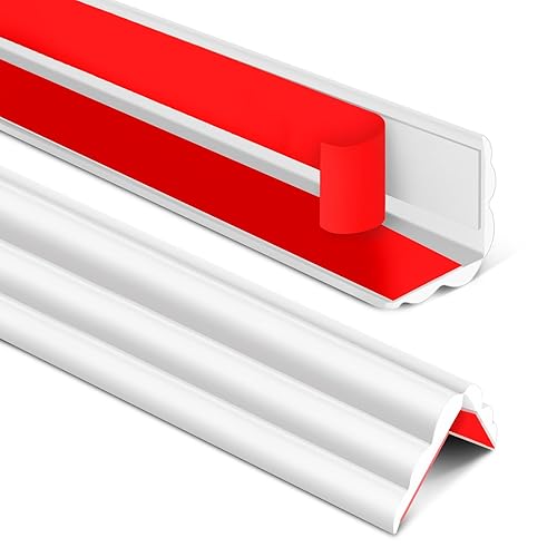 Protector de esquina de pared, protector de esquina de pared autoadhesivo y protector de bordes, tira de moldeo de esquina interior y exterior,