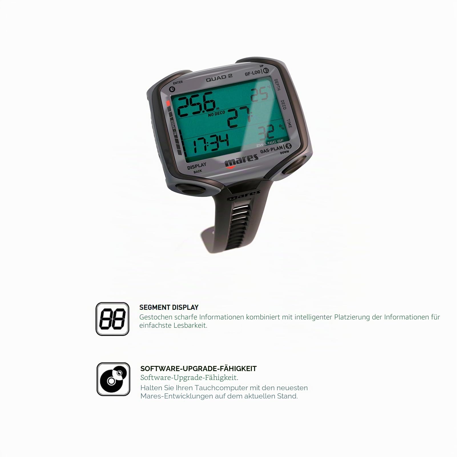 Mares Dive Computer Quad 2 (Black)