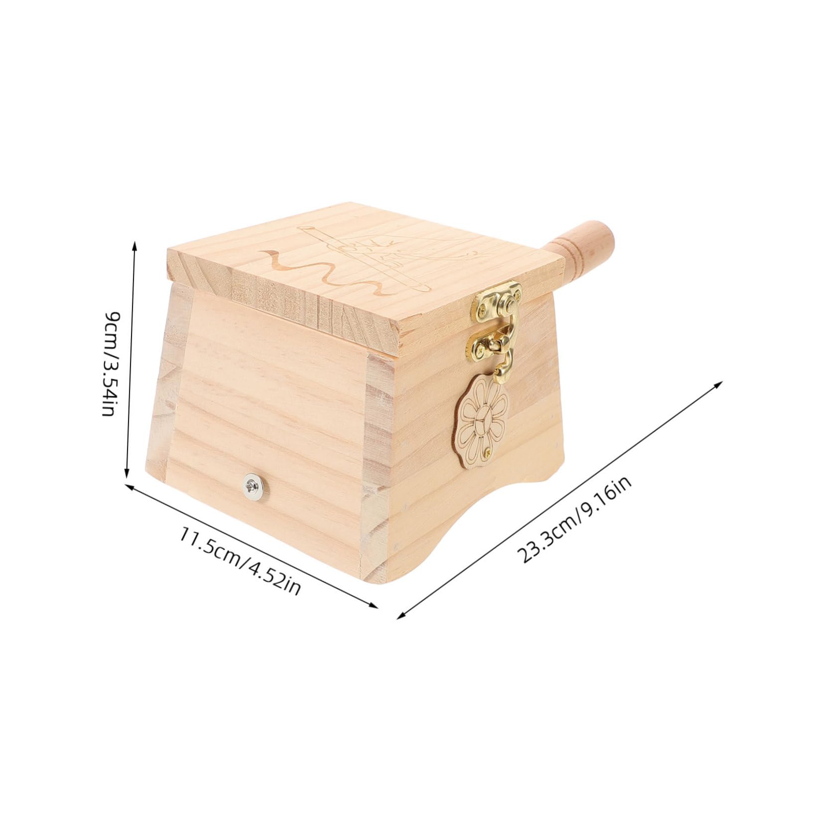 SEWOART Smokeless Moxa Box Burner Portable Column Sticks Holder Box for Home Use