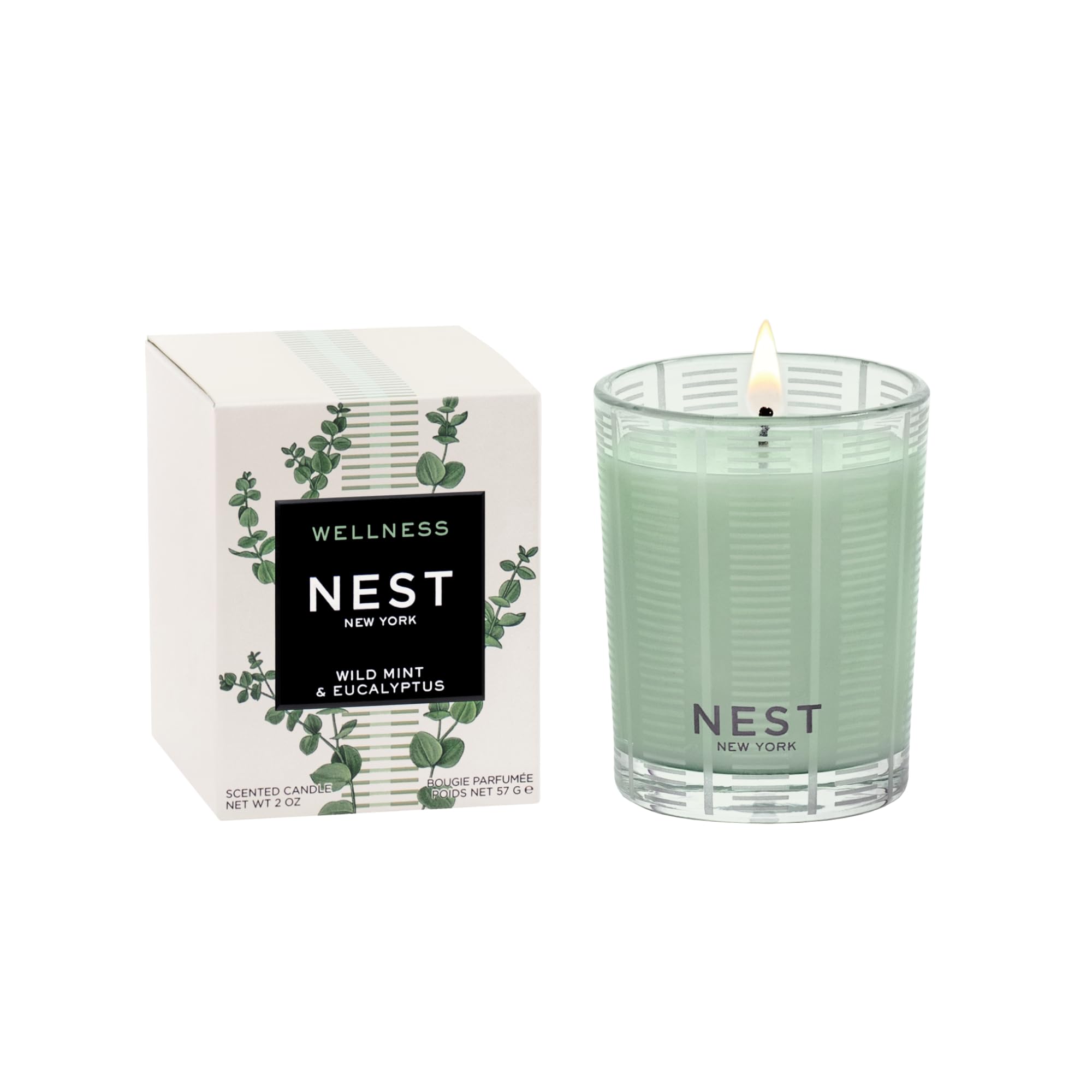 NEST Fragrances New York Wild Mint & Eucalyptus Scented Votive Candle