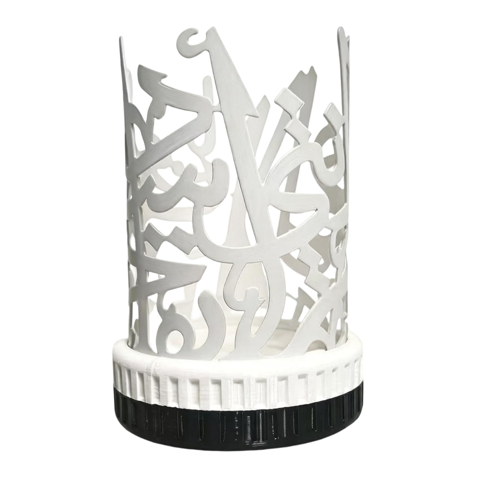 Msioytog Hollow Out Stand Arabian Pattern Eid Ramadans Home Decoration Perfect for Creating Ambients Lighting Home Decors Stand