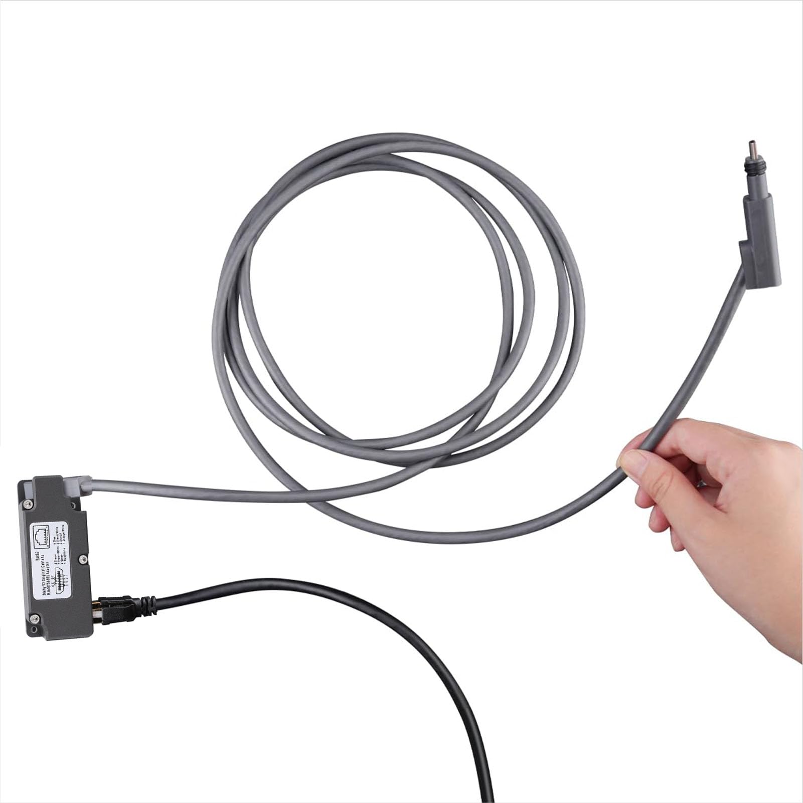 Dishy V2 to RJ45 Adapter, Ethernet Adapter for Gen 2 Rectangle Dish Satellite V2, Dishy Cable Adapter, Ethernet Adapter, Internet Kit