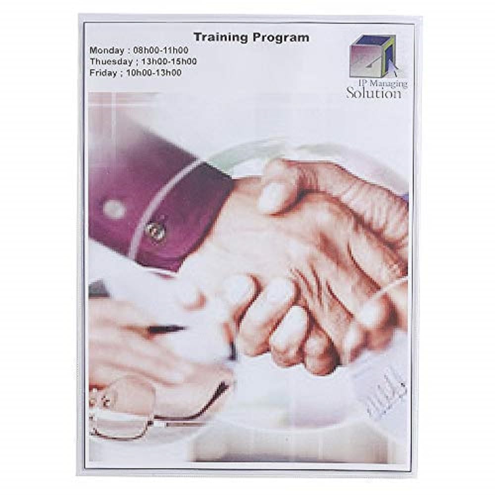 EXACOMPTA Sachet de 10 Etuis simples A5 PVC 15/​100 eme