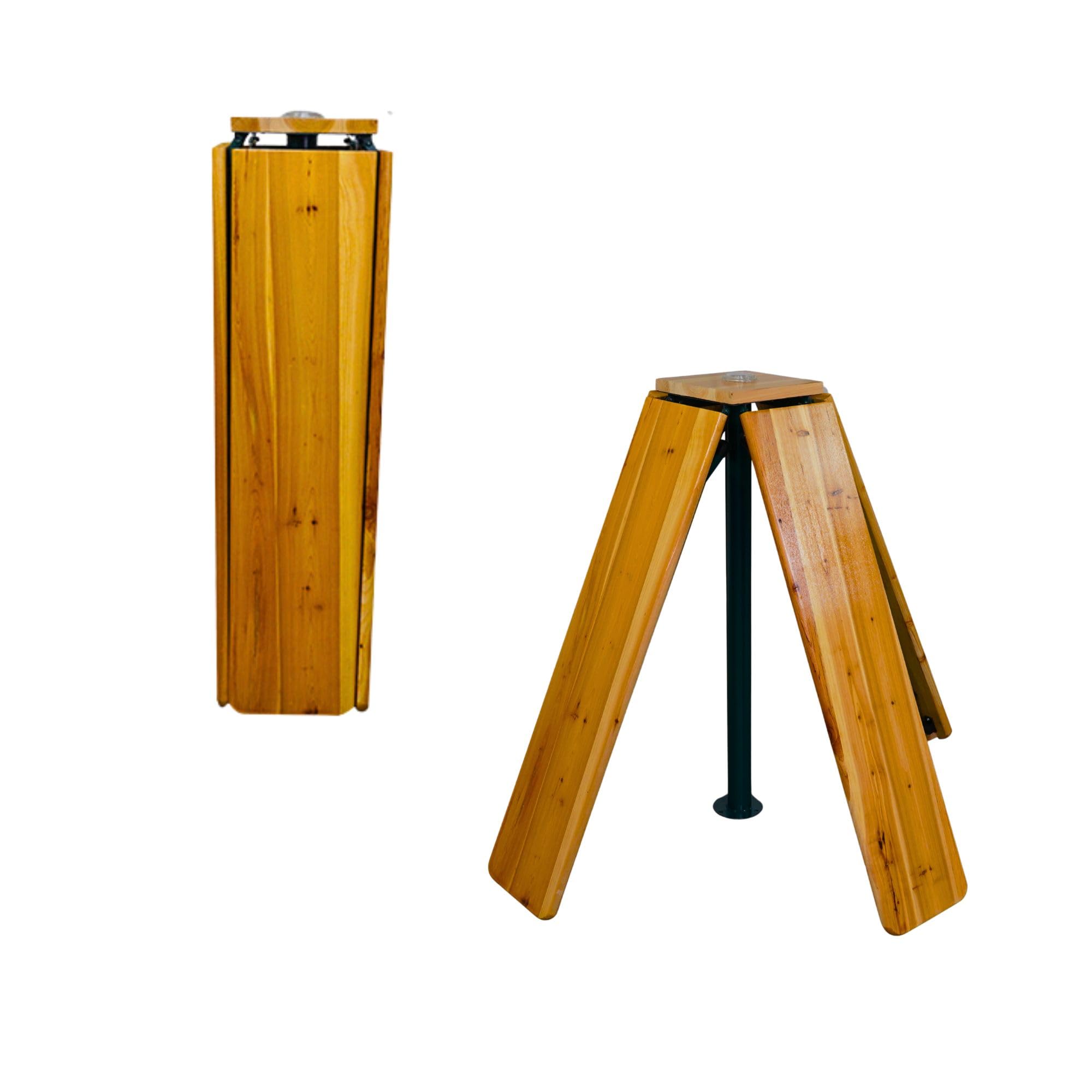 CHEFGASTRO Bierzelttisch XXL klappbar 240 cm breit Schirmhalterung lackiertes Holz 20 Personen Festzeltgarnitur X-Design Stehtisch Quattro Bierzeltgarnitur Bartisch Tisch Balkon Outdoor Gartenmöbel