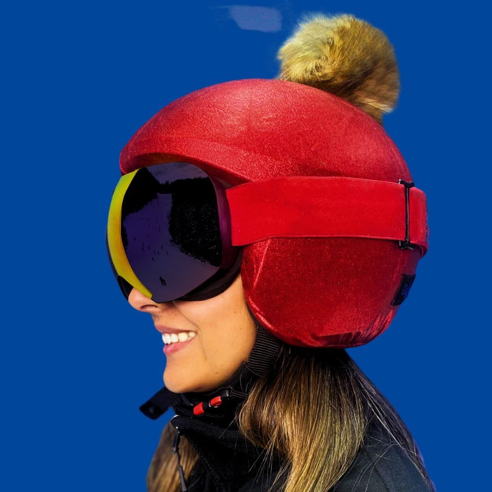 Coolcasc E010 Exclusive Rose, Copertura Casco Unisex-Adulto, Rosso, Taglia Unica