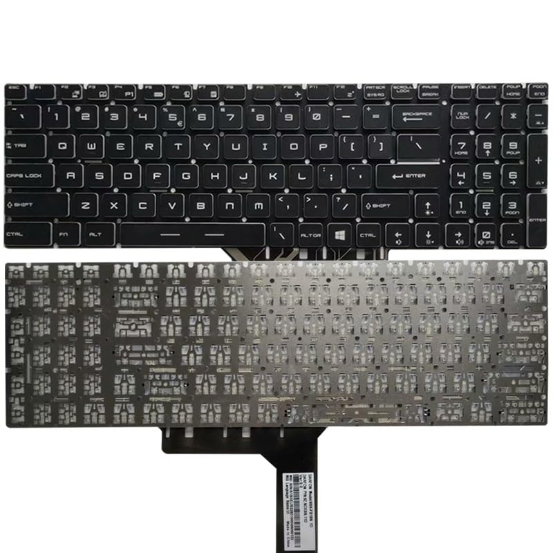 Clavier MSI GF75 Thin avec frappe silencieuse et stable MS-17F1 MS-17F3
