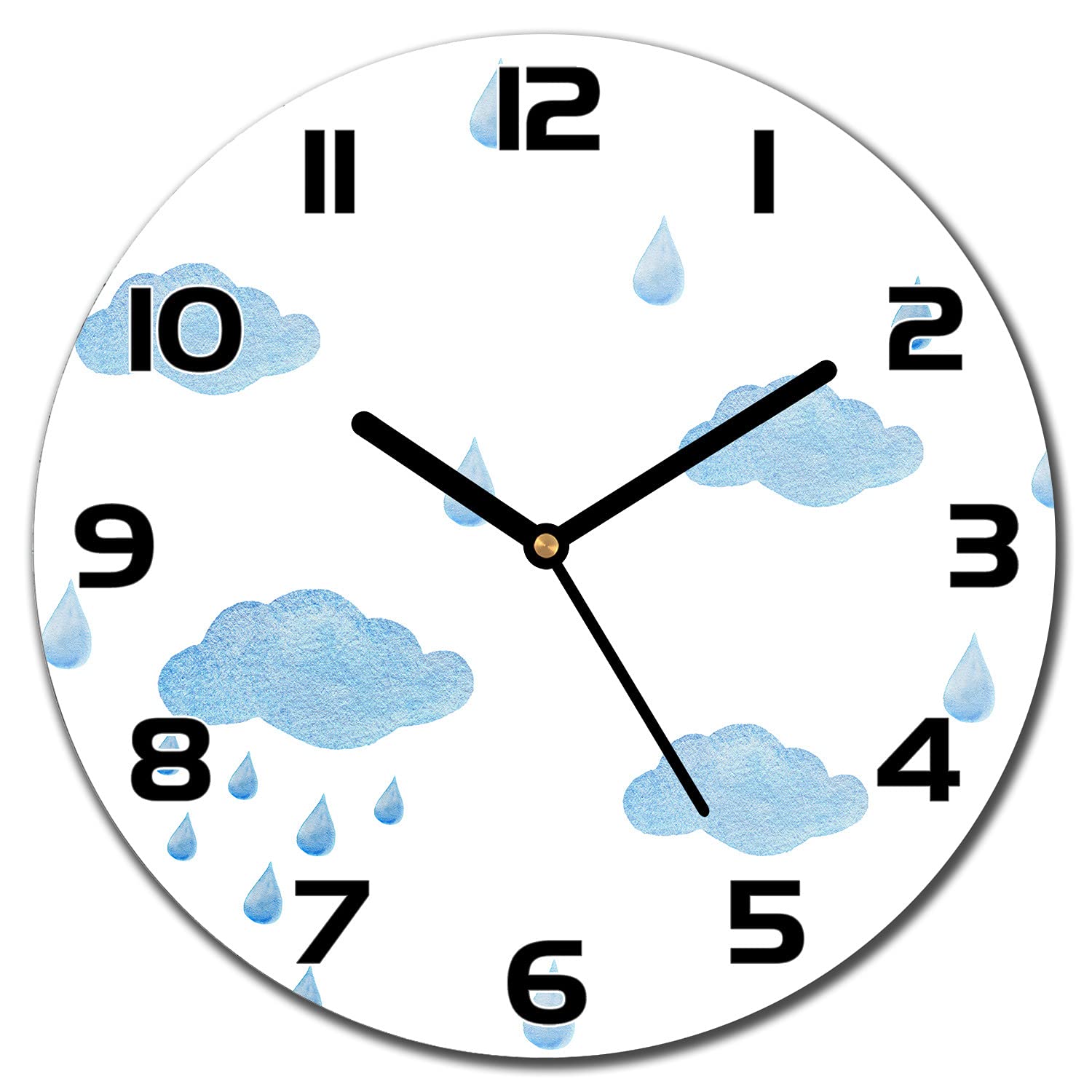 Horloge en verre de sécurité Coloray 30 cm salon design moderne