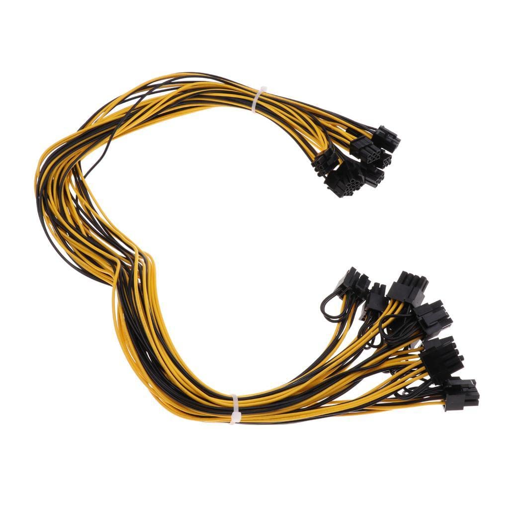 the style sutra 8pcs pci-e 6pin to 6+2pin power splitter cable graphics video card cord|computers/tablets & networking | computer cables & connectors | power cables & connectors|8pcs mining cable