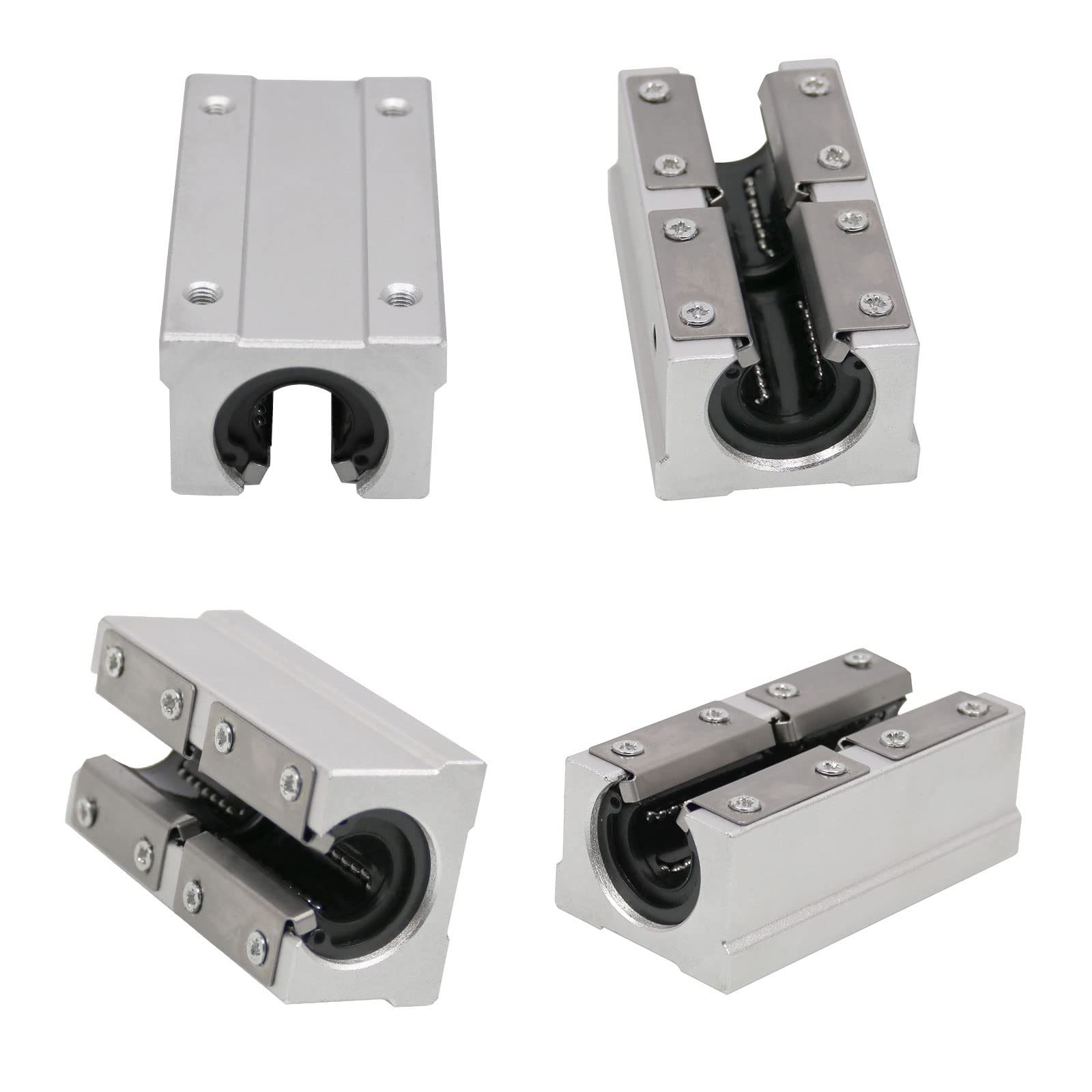 Linear Guide Rail HLTNC 4PCS SBR16LUU SBR20LUU Aluminum Long Linear ...