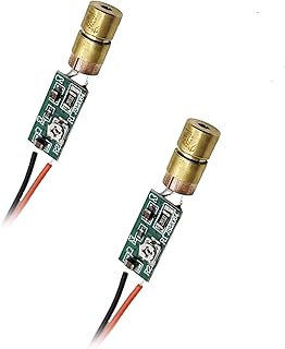 2pcs 5V 0611 Small Volume 515nm Green Dot Light Generator Diode Module Light Source Head