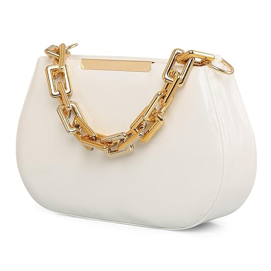 Stylish white Sling Bag for Women Latest Solid Pattern Party Bags for Women